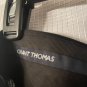 NWT Grant Thomas Mens Black Pleated Front Dress Pants Slacks Size 34x32 Italy