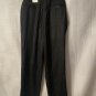 NWT Grant Thomas Mens Black Pleated Front Dress Pants Slacks Size 34x32 Italy