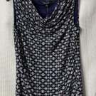 NWT Cable & Gauge Womens Casual Sleeveless Designer Top Blouse Shirt Size Large