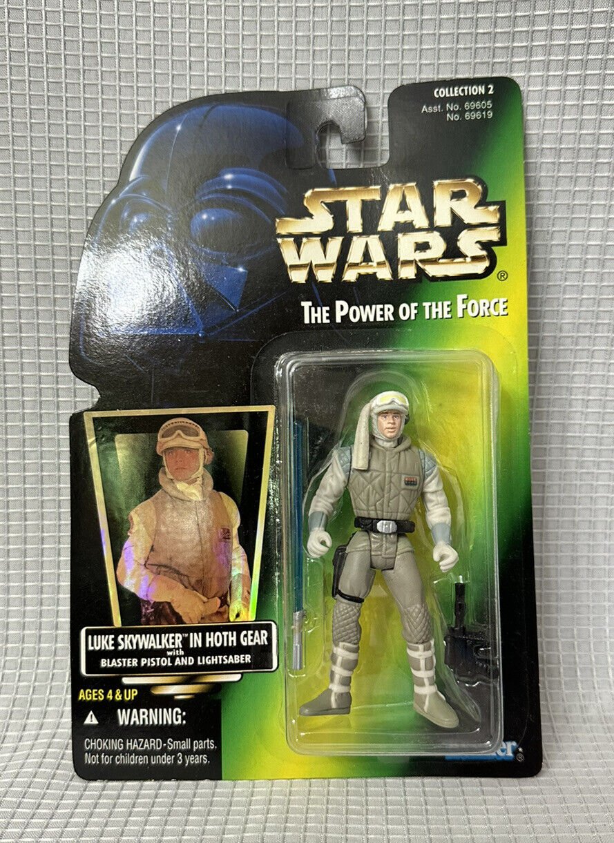 Hasbro Star Wars POTF Luke Skywalker in Hoth Gear Action Figure NIP