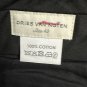 Dries Van Noten Womens Black Casual Pants Slacks Trousers Size 42 EUC