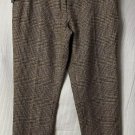 NWT Really Wild British Womens Wool Lined Cuff Leg Pants Slacks Trousers Size 12