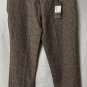 NWT Really Wild British Womens Wool Lined Cuff Leg Pants Slacks Trousers Size 12