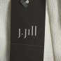 NWT J.Jill Womens Vanilla Lined Side Zip Stretch Pants Slacks Trousers Size 14