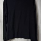 NWT J.Crew Womens Long Sleeve Casual Pullover Black Top Blouse Shirt Plus 2XL