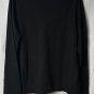 NWT J.Crew Womens Long Sleeve Casual Pullover Black Top Blouse Shirt Plus 2XL