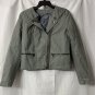 NWT Gap Womens Gray Long Sleeve Zip Front Lined Warm Jacket Coat Size 12