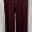 NWT Talbots Womens Wine Casual Stretch Pull On Sweat Pants Size Large