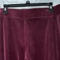 NWT Talbots Womens Wine Casual Stretch Pull On Sweat Pants Size Large
