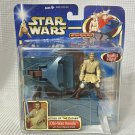 Hasbro Star Wars Attack of Clones Obi Wan Kenobi w/ Force Flipping Action Action