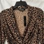 NWT Lulus Womens Long Sleeve Leopard Print Bodysuit Size Medium