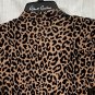 NWT Lulus Womens Long Sleeve Leopard Print Bodysuit Size Medium