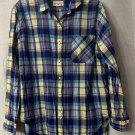 Denim & Supply Ralph Lauren Girlfriend Womens Long Sleeve Plaid Shirt Size XL