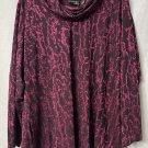 NWT Attitudes by Renee Womens Long Sleeve Top Blouse Shirt Plus Size 2XP