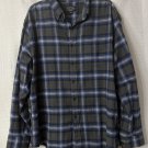Pendleton Mens Long Sleeve Flannel Plaid Button Front Mason Shirt Size XL