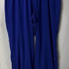 NWT Gap Fit Womens High Rise Fleece Lined Pull On Active Blue Pants Size XL