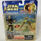 Star Wars Attack Of The Clones Anakin Skywalker Slashing Action 2002 NIB