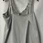 NWT Chicos Microfiber Della V Neck Womens Silver Tank Top Shirt Blouse Size 3
