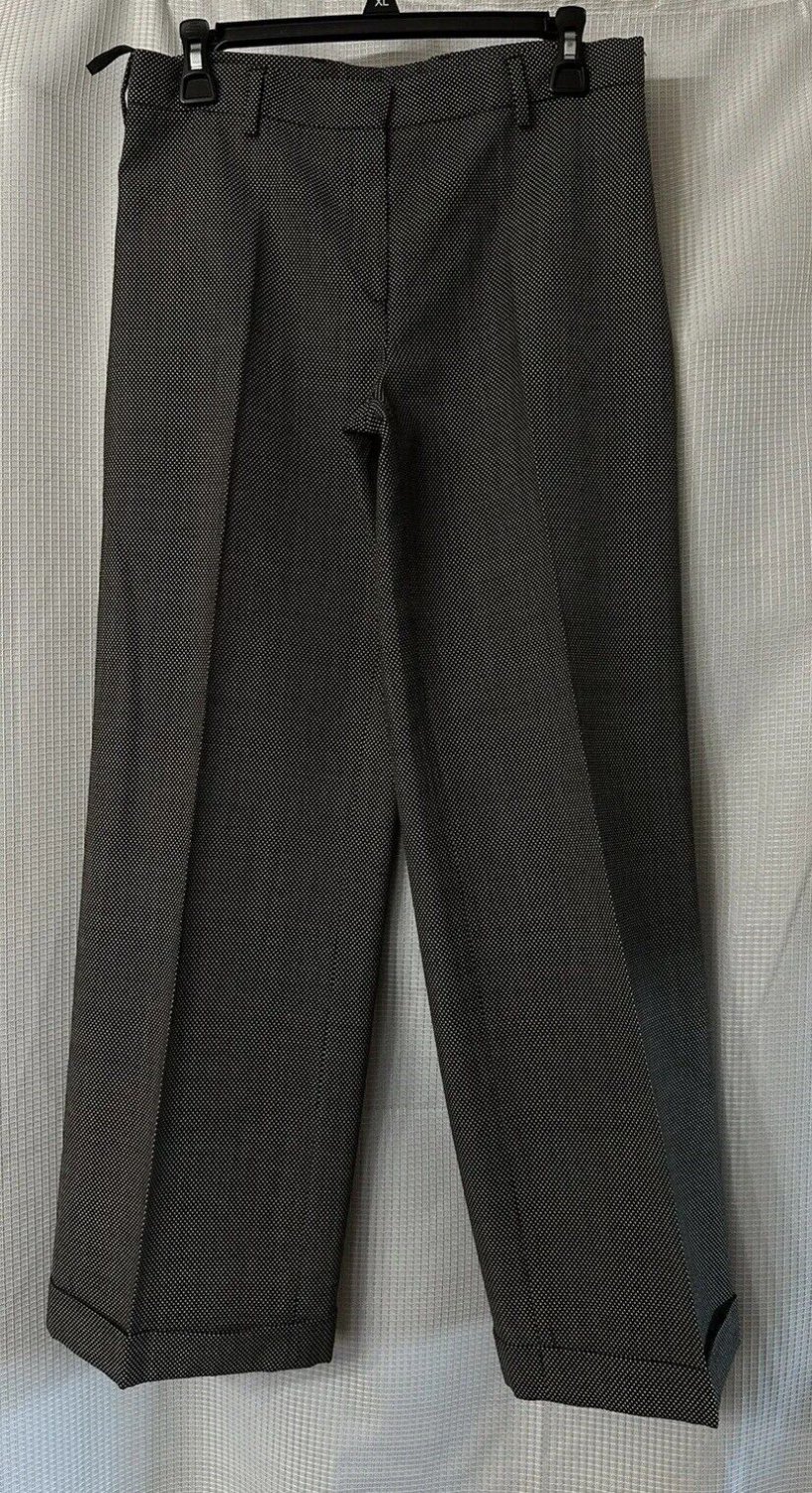 Samsonite Black Label Womens 100% Wool Cuffed Pants Slacks Trousers Size US 12