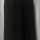 EUC Cotelac Womens Casual Wide Leg Cropped Black Pants Slacks Trousers Size 1