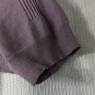 NWT Arach & Cloz Womens Short Sleeve Button Front Purple Sweater Top Size XL