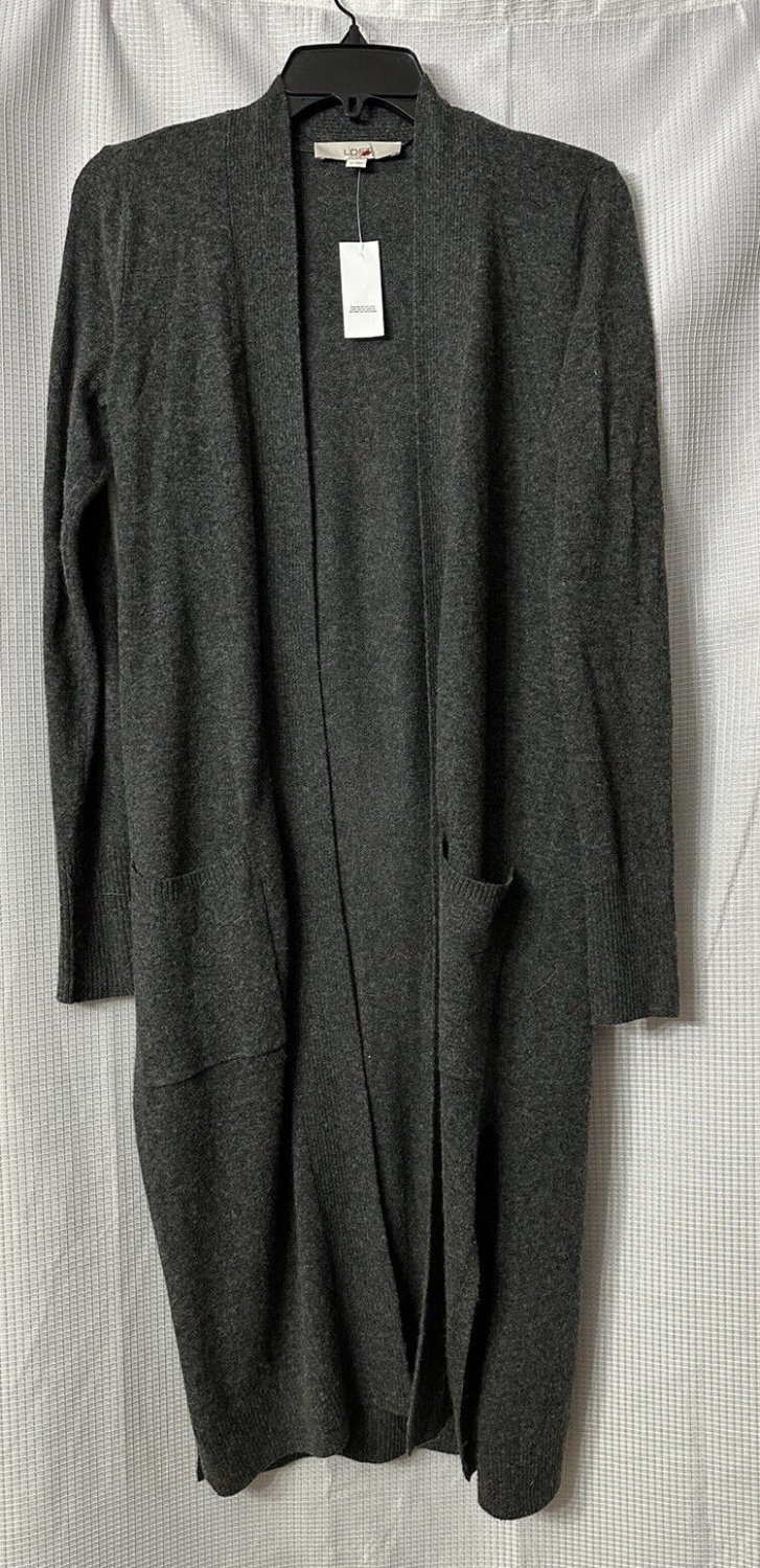 NWT Ann Taylor LOFT Womens Long Sleeve Open Front Shawl Sweater Shirt Size XS
