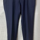 Hackett Mayfair Mens Wool Cuffed Leg Blue Dress Pants Slacks Italy Size 50