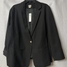 NWT Chicos Black Long Sleeve Stretch Womens Jacket Blazer Plus Size 4