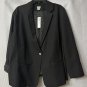 NWT Chicos Black Long Sleeve Stretch Womens Jacket Blazer Plus Size 4