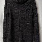 NWT Belldini Womens Long Sleeve Pullover Black Metallic Sweater Size Medium