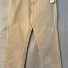 NWT Gap Jeans Pencil Cut Womens Stone Slim Straight Low Rise Size 6