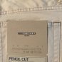 NWT Gap Jeans Pencil Cut Womens Stone Slim Straight Low Rise Size 6