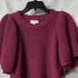 NWT Mud Pie Bedford Basket Womens Short Sleeve Asteria Sweater Size Small