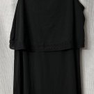 NWT J. Jill Womens Black Sleeveless Casual Stretch Dress Size Medium Petite