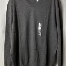 NWT Nautica Mens Long Sleeve Casual Gray V Neck Pullover Sweater Size 2XL