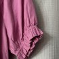 NWT Ann Taylor Womens Light Purple Short Sleeve Linen Blend Top Shirt Size Small
