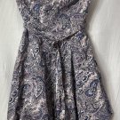NWT Anthropologie Plenty by Tracy Reese Womens Paisley Strapless Dress Size 8