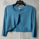 NWT Dressbarn Womens Long Sleeve Open Front Shirt Top Blouse Size Petite Large