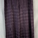 NWT Senna Design Womens Pastel Damson Purple Pants Slacks Trousers Size 36