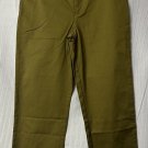 NWT 6397 Womens Olive Green NP237 Man Pant Slacks Trousers Size 0