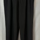 NWT Anne Klein High Rise Womens Casual Black Pull On Trousers Pants Size Medium
