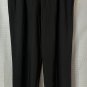 NWT Anne Klein High Rise Womens Casual Black Pull On Trousers Pants Size Medium