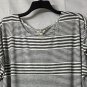 NWT Max Studio Womens Short Sleeve Striped Top Blouse Shirt Plus Size 3X
