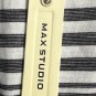 NWT Max Studio Womens Short Sleeve Striped Top Blouse Shirt Plus Size 3X