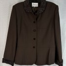 NWT Le Suit Paris New York Womens Blazer Jacket Coat Dress Skirt Set Size 14/16