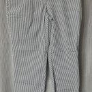 NWT Ann Taylor Modern Fit Cropped Womens Striped Casual Pants Slacks Size 10
