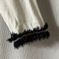 NWT Michael Simon Womens Long Sleeve Ivory Black Sweater Jacket Size PL
