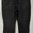 NWT J. Crew High Rise Crop Flare Womens Black Jeans Denim Plus Size 34x25