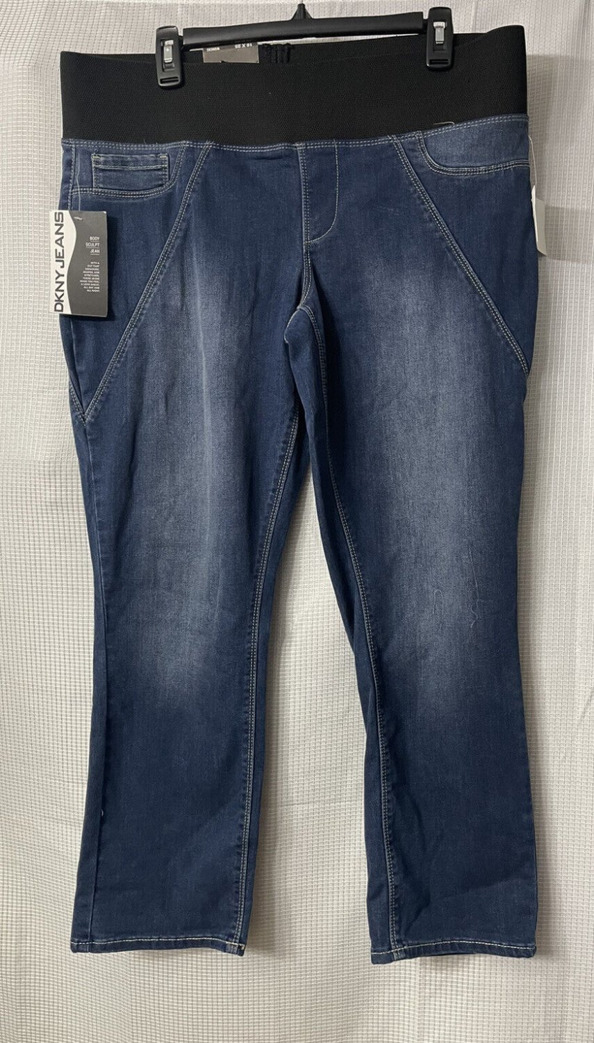 NWT DKNY Jeans Denim Donna Karen Body Sculpt Plus Size 16x25