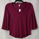 NWT Meadow Rue Anthropologie Womens Long Sleeve Casual Pullover Top Shirt XS